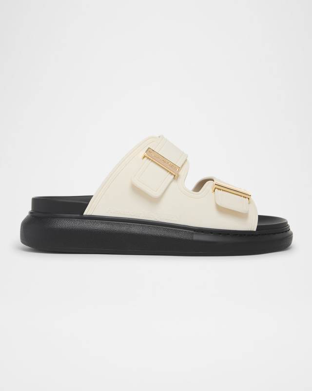 Double Band Slide Sandals